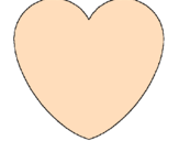 Coloring page Heart painted byp2