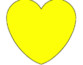 Coloring page Heart painted byo26u3