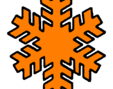 Coloring page Snowflake painted byygffg