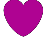Coloring page Heart painted byp6