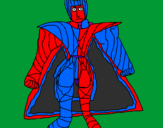 Coloring page Emperor painted byDrew