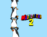 Coloring page Madagascar 2 Penguins painted byÁNGEL LOCO