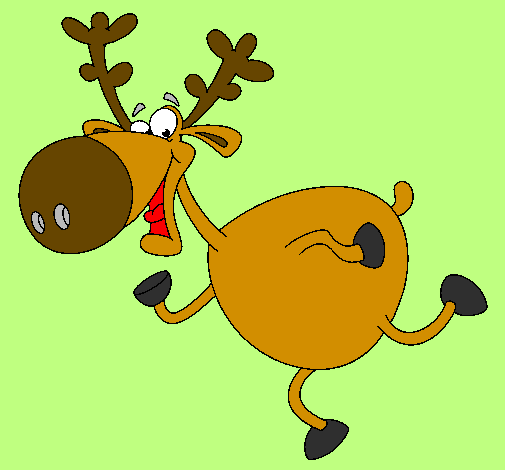 funny reindeer