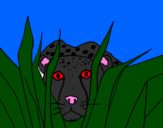Coloring page Cheetah painted byolivver