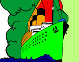 Coloring page Steamboat painted byjonathan
