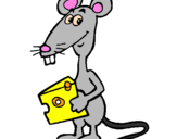 Coloring page Rat 2 painted bymouse-cheese