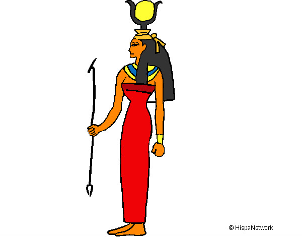 Coloring page Hathor painted bymarinaf