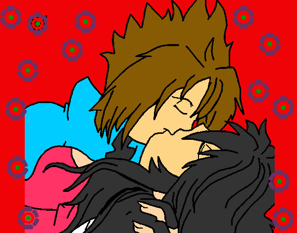 Coloring page Kiss III painted bymardeniss