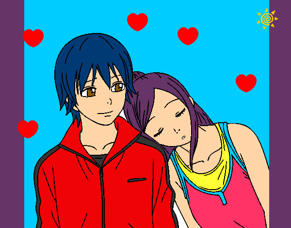 Coloring page Otani risa painted bymardeniss