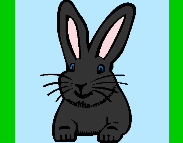 Coloring page Rabbit painted bysophie