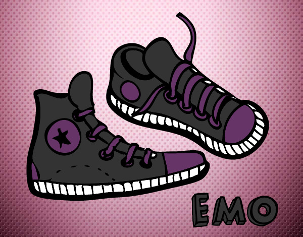 Coloring page Sneakers painted byLink