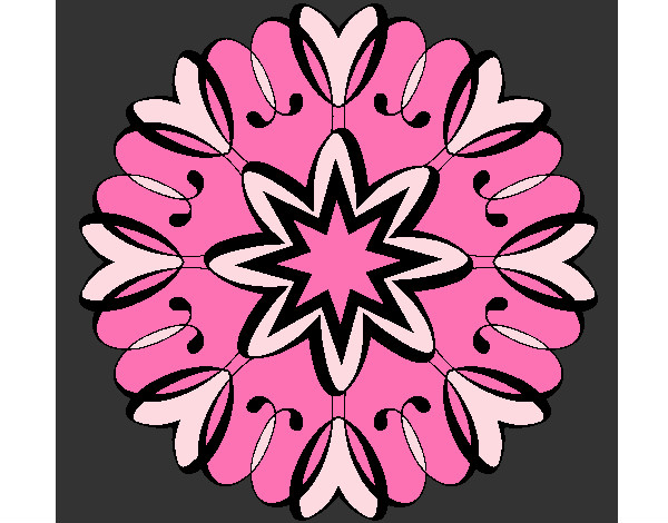 pink mandala
