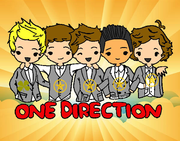 Coloring page One direction painted bybabyjoo2