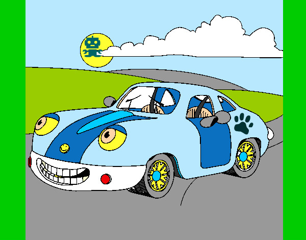 Coloring page Herbie painted bymajja