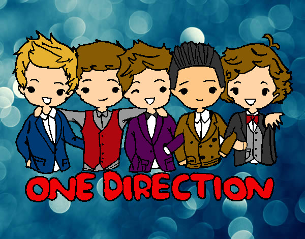 Coloring page One direction painted byBrittany