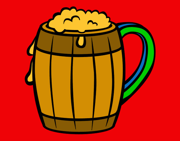 Coloring page Beer painted bymack