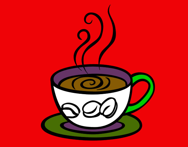 Coloring page Espresso coffee painted bymack