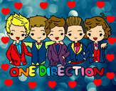 Coloring page One direction painted bycolorgurl