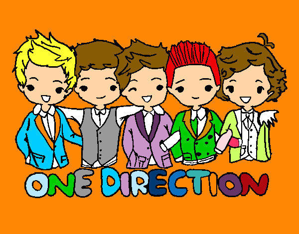 Coloring page One direction painted bypoppy