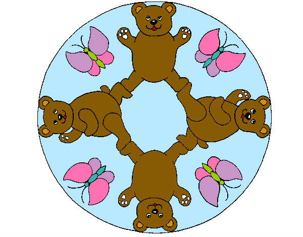 Teddy bears girl