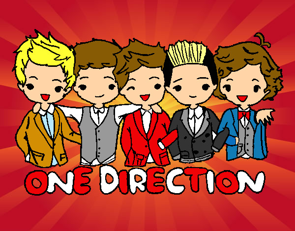 Coloring page One direction painted bySELENA