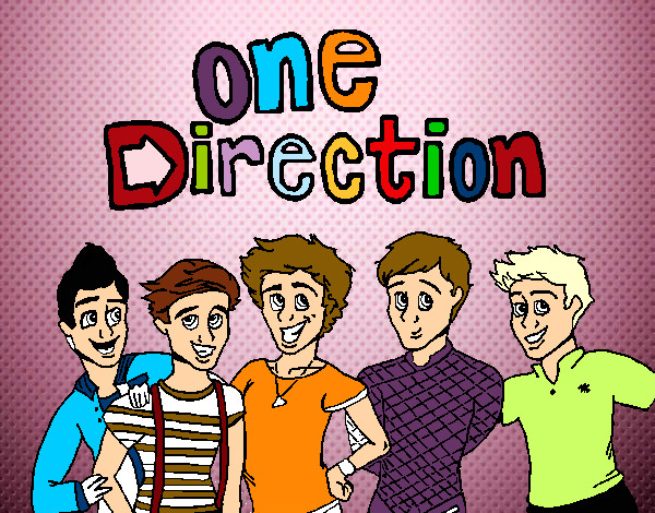Coloring page One Direction 3 painted byAlexis