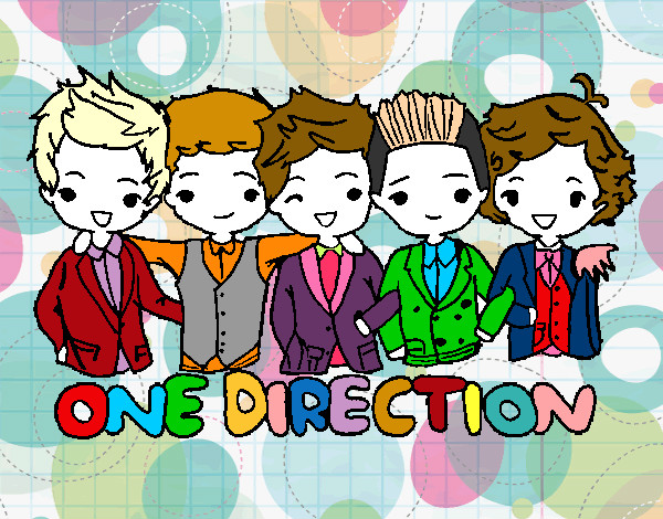 Coloring page One direction painted byAreeya 