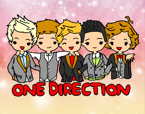 Coloring page One direction painted bytzeyung