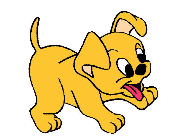 Coloring page Puppy painted byiluv1D