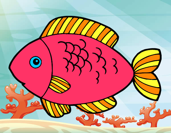 Coloring page Fish to eat painted bymikayla