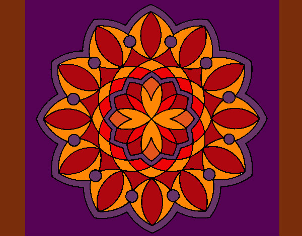 Coloring page Mandala 20 painted byCassesque