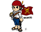 Coloring page Buccaneer painted byDave