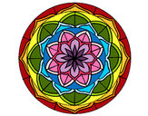 Coloring page Mandala 6 painted byAngel