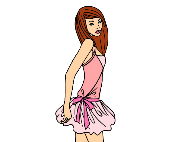 Coloring page Model painted byArtIsLif3