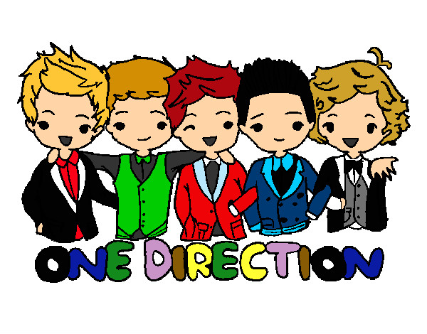 Coloring page One direction painted byJustine