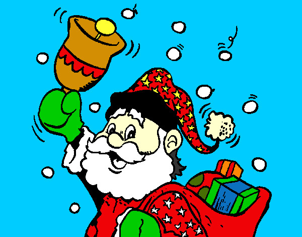 Coloring page Santa Claus and his bell painted byAlyssa_29