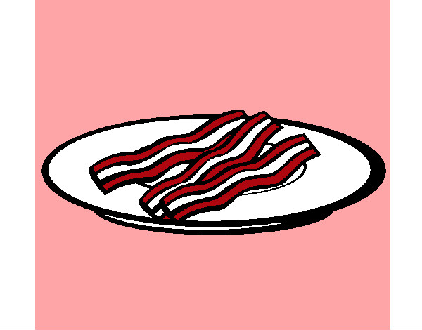 Coloring page Bacon painted bypenguin