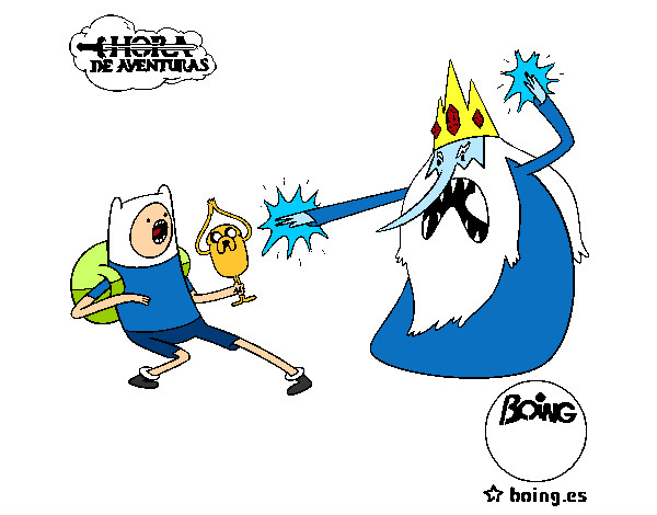 adventure time coloring pages ice king