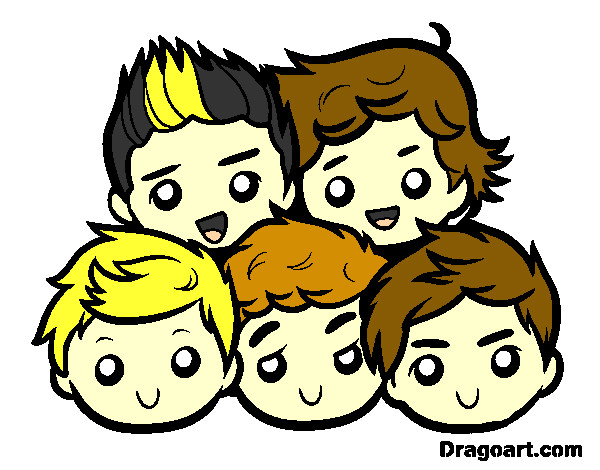Coloring page One Direction 2 painted byBelen