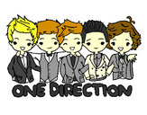 Coloring page One direction painted byBelen