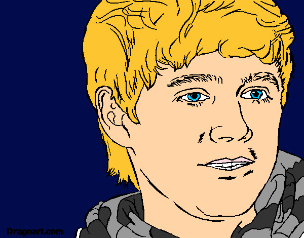 Coloring page Naill Horan 2 painted byAnny1D