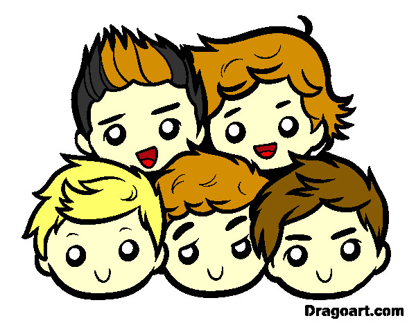 Coloring page One Direction 2 painted byasdfgh
