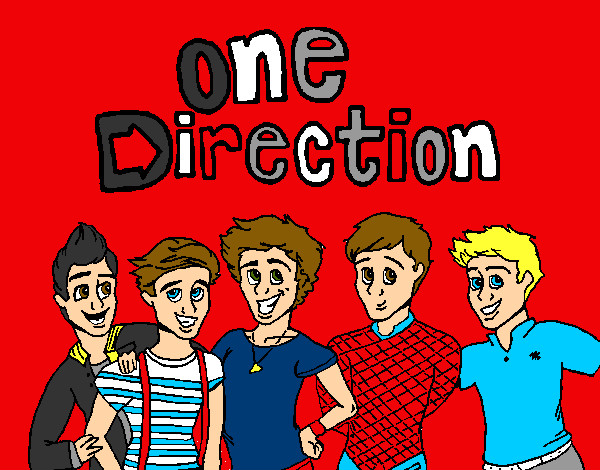 Coloring page One Direction 3 painted bycreole