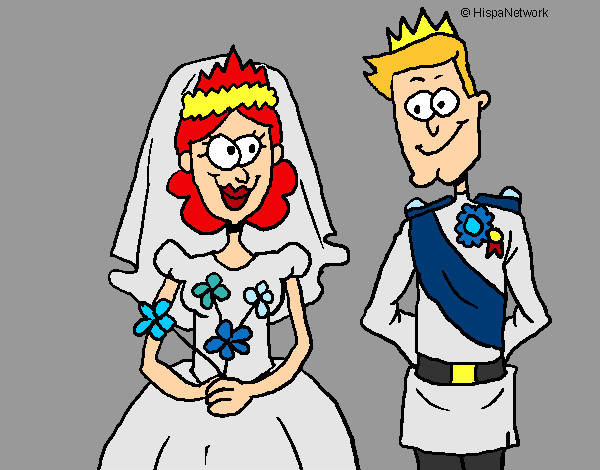 Coloring page Royal wedding painted bykourichi23