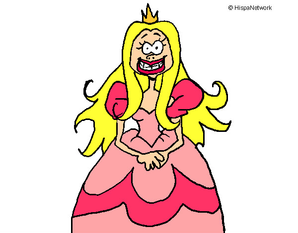 Coloring page Ugly princess painted byJeevi1104