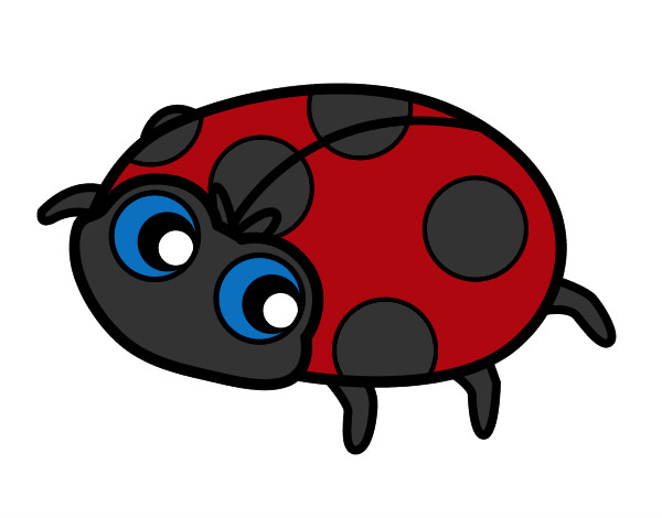 Coloring page Happy ladybird painted bySarah52130