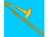 Coloring page Trombone painted bySarah52130