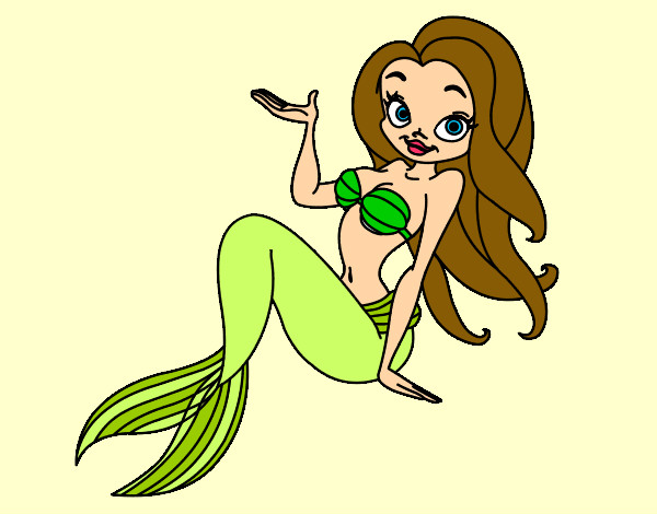 Coloring page Sexy Mermaid painted byDuky123177