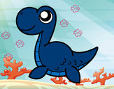 Coloring page Ness Monster painted bypuppy17285