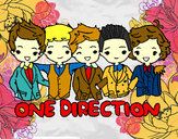 Coloring page One direction painted byangel2425